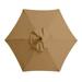 TOPUUTP Garden Umbrella Outdoor Stall Umbrella Beach Sun Umbrella with Replacement Cloth 78.7 Inch Diameter with 6 Bones Provides Ample Shade for Your Outdoor Space Easy to Assemble and Use.