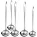 Spoon Grease Soup Spoons Ladle Hot Pot Oil Colander Stainless Steel Large 5 Pcs