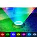 12.9X11X11Cm/5.08X4.33X4.33in Ground Lights Outdoor with 16 Leds Multi-Color Auto Changing Outdoor Lights Garden Lights for Pathways Garden Yard Patio Lawns on Clearance Solar Lights Outdoor