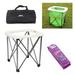 OUKANING Portable Outdoor Folding Toilet Camping Travel Park Fishing Commode Seat w/ Bag