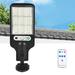 22.5X8.4Cm/8.86X3.3in Solar Street Ip65 Outdoor Solar Powered Street Lights Dusk To Da-Wn with Motion Sensor Led Floods for Parking Lot Drive-Way on Clearance Solar Lights Outdoor