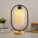 Stiwee Don t Miss Out Home Lighting Desk Lamp Bedroom Bedside Personalized Creative Retro Fabric Warm Solid Wood Dimming Small Night Light
