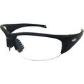 Global Vision Eyewear Eyedol Motorcycle Safety Sunglasses Black Frames + Clear Lenses