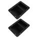 2 Pcs Speaker Side Handle Sound Bar Recessed Speaker Handles Replacement Speaker Black Handles Stage Speaker Handles