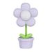 Creative Small Table Lamp Creative LED Night Light Desktop Mini Flower Decoration Small Night Lamp Children s Luminous Toy Decoration Night Lamp Decor (Purple)