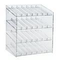 Azar Displays 222989 Four-Tier 28 Compartment Display 7-Comp per Tier. Dimensions: 12 W x 8.5 D x 14.5 H