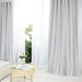 Indoor/Outdoor Mosquito Netting Curtain 63 in. x 108 in. Gray (2 Panel)