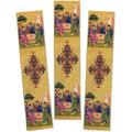 Holy Three Angels Tapestry Icon Bookmarks Book Markers 9 1/8 Inch Set Of 3