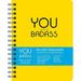 Pre-Owned: You Are a Badass 17-Month 2020-2021 Monthly/Weekly Planning Calendar: Deluxe Organizer (August 2020-December 2021) (Paperback 9781524858049 1524858048)