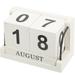 Wooden Calendar Calendars Office Desk Blocks Antique Vintage Decor Cubes Perpetual