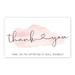 pink thank you card for supporting business package decoration gorgeous thanks