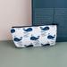 Practical Cute Whale/Pine Tree/Hedgehog Print Soft Washable Cosmetic Bag Pencil Case Canvas Pencil Bag Storage Bag 2