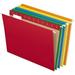 Hanging File Folders Letter Size Assorted Colors 1/5-Cut Adjustable Tabs 25 Per Box (81663) Letter