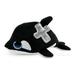 DolliBu Killer Whale Stuffed Animal with Silver Cross Plush - Religious Baby Baptism Gifts for Boys and Girls Cute Baby Dedication Christening Gifts Plush Prayer Toy Healing Teddy Bear - 6 Inches