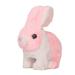 TNOBHG Soft Smooth Plush Toy Electric Plush Toy Interactive Walking Bunny Toy Realistic Rabbit Plush Stuffed Toy for Children Electric Plush Bunny Toy