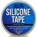 Rubber Tape Silicone Tape Self Fusing Rubber Grip Tape 1 x 40FT Clear Silicone Repair Pipe Tape Electrical Radiator Hose Coax Plumbers Water Seal Stretch