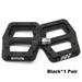 Chester Pedals Composite Platform Mountain Bike Pedals Non-Slipï¼ŒBlack