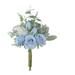 Uhuya Artificial Rose Flower Realistic Silk Roses with Stem Bouquet of Flowers Plastic Flowers Real Looking Fake Roses for Home Centerpieces Party Decorations Blue