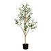 Nearly Natural 4ft. Artificial Olive Tree with Natural Trunk