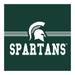 Michigan State Spartans 12" x Movable Wall Tile Sign