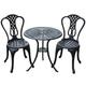 Garden Bistro Set Outdoor Table Chairs Aluminium Patio Lawn Furniture