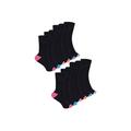 12 Pair Soft Breathable Bamboo Cushioned Crew Socks