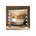15 LED Lights Bulbs Hollywood Vanity Mirror Dressing Tabletop Make up Mirror