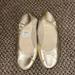 American Eagle Outfitters Shoes | American Eagle Memory Foam Gold Ballet Flats Shoes Bows Size 4 Girls Mary Jane’s | Color: Gold | Size: 4bb