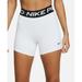 Nike Shorts | Extra Large Nike Pro Women's Short Black White Cz9831-101 Sportswear | Color: Black/White | Size: Xl