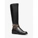 Michael Kors Shoes | Michael Michael Kors Rory Leather And Logo Boot 6 Blk/Brown New | Color: Black | Size: 6