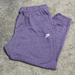 Nike Pants & Jumpsuits | Nike Mid-Rise Jogger Sweatpants | Color: Purple/White | Size: Xxl