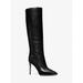 Michael Kors Shoes | Michael Michael Kors Rue Leather Knee Boot 7.5 Black New | Color: Black | Size: 7.5
