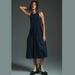 Anthropologie Dresses | Anthropologie Maeve Sleeveless Flounce Blue Drop Waist Knit Dress | Color: Blue | Size: Xl
