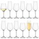 12pc Electra Wine Glasses & Champagne Flutes Set