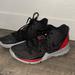 Nike Shoes | Nike Kyrie 5 "Bred" Mens Basketball Shoes Size 8 Style Ao2918600 Red Black Eye | Color: Black/Red | Size: 8