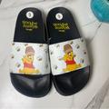 Disney Shoes | Disney Women’s Winnie The Pooh Slide Classic Winnie The Pooh Comfort Foam Slide | Color: Black | Size: 6