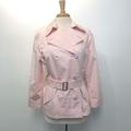 Burberry Jackets & Coats | Burberry London 8 Pink Double Breasted Belted Cute | Color: Pink | Size: 8