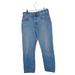 Levi's Jeans | Levis Blue Denim Jeans Straight Leg High Rise 100% Cotton Width 26 Length 28 | Color: Blue | Size: 26x28