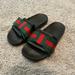 Gucci Shoes | Gucci Slide | Color: Black/Green | Size: 5