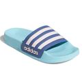 Adidas Shoes | Adidas Adilette Shower Slides K Slippers Blue Size 5 | Color: Blue/Pink | Size: 5