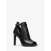 Michael Kors Shoes | Michael Michael Kors Lawson Leather Open-Toe Ankle Boot 6 Black New | Color: Black | Size: 6