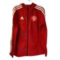 Adidas Jackets & Coats | Adidas Manchester United Windbreaker Men's Size Xs Red Black Full Zip Light | Color: Black/Red | Size: Xs