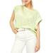 Free People Tops | Free People Halo Stripe Tee Short Sleeve Neon Lime Green Flowy Nwt Womens Xs | Color: Green/Yellow | Size: Xs