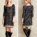 Anthropologie Dresses | Anthropologie Textured Geometric Sweater Dress | Color: Black | Size: S