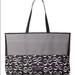 Kate Spade Bags | Kate Spade New York Extra Large Mesh Bow Shopper Foldable Tote | Color: Black/White | Size: Os