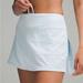 Lululemon Athletica Skirts | Lululemon Pace Rival Mid-Rise Skirt Powder Blue Size 6 | Color: Blue | Size: 6