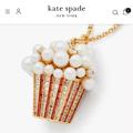 Kate Spade Jewelry | Kate Spade Winter Carnival Popcorn Pendant | Color: Red/White | Size: Os