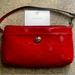 Coach Bags | Full Size Red Leather Coach Clutch With Removable Strap. Brand New. | Color: Red | Size: Os