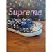 Converse Shoes | Converse Ctas Double Tongue Polka Dot Shoes Size Women’s 7 5y Blue White Beige | Color: Blue | Size: 7