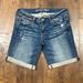 American Eagle Outfitters Shorts | American Eagle Stretch Cutoff Bermuda Jean Shorts | Color: Blue | Size: 10
